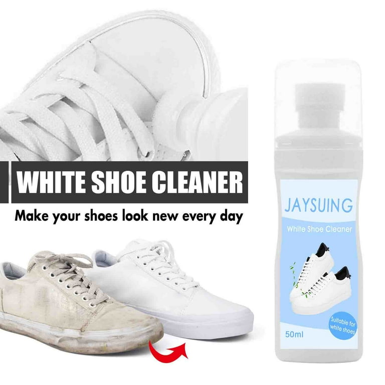 Shoe Cleaner Spray,Shoe Whitener Cleansing for Sneakers,Shoe Cleaner White  Shoe Cleaner,Small White Shoe Cleaner, One Wipe, No Wash, Decontamination