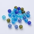 thumbnail image 2 of Baking Painted Glass Beads Ocean Mix Round Mixed color 8~8.5x7.5~8mm Hole: 1mm about 100pcs/bag, 2 of 3