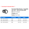 thumbnail image 2 of Front Outer Wheel Bearing - Compatible with 1962 - 1966 Ford Falcon RWD 1963 1964 1965, 2 of 2