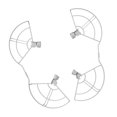 thumbnail image 3 of Protector de hélice para Mini 4 Pro, ligero, de liberación rápida, a prueba de arañazos, accesorios para drones, Protector de hélices, 3 of 7