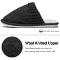 thumbnail image 4 of Ecetana Women's Slippers Soft Plush Slippers Non-slip Warm Home Shoes Memory Foam Slippers, 4 of 7