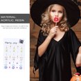 thumbnail image 2 of MasteelfCA 6 Sheets Forehead Paste Eyebrow Stickers Masquerade Ball Face Decor Sticker, 2 of 7