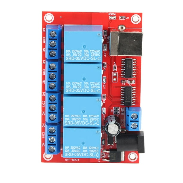 DC Relay Control Board,4 Channel Relay Module Relay Control Module