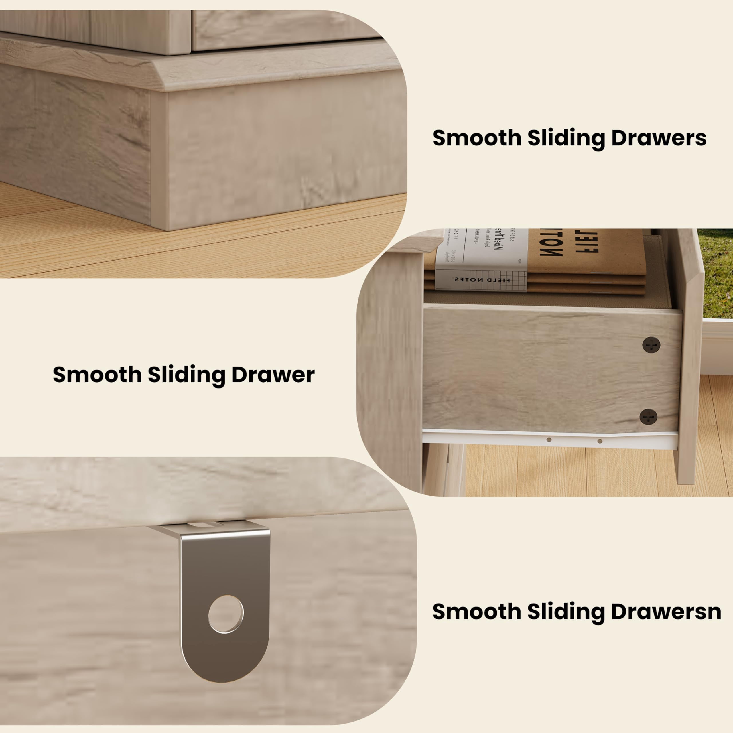 8-Drawer Dresser for Bedroom, Modern Wooden Chest of Drawers, Wide Wooden Chest of Drawers with Wide Top for Closet, for Living Room, Entryway, Home Office