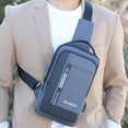 thumbnail image 2 of Stylago Crossbody Sling Backpacks for Men Casual Shoulder Daypack Chest Bags with USB Charger Port for Camping Biking Travel Blue, 2 of 6