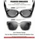 thumbnail image 4 of Gafas de Sol Polarizadas UV400 Tipo Envolvente KANASTAL para Mujer/Hombre, 4 of 6