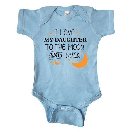 

Inktastic I Love My Daughter To The Moon and Back Gift Baby Boy or Baby Girl Bodysuit