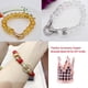thumbnail image 5 of Cuentas de Qarigey para hacer pulseras dijes de cúbica de Zirconia con agujero grande, 5 of 6