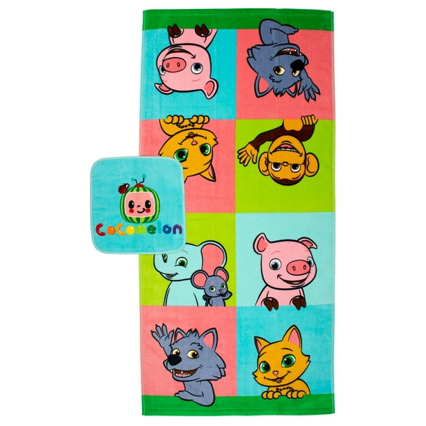 New Kids 2Piece Bath Towel and Wash Cloth Set Nippon regular