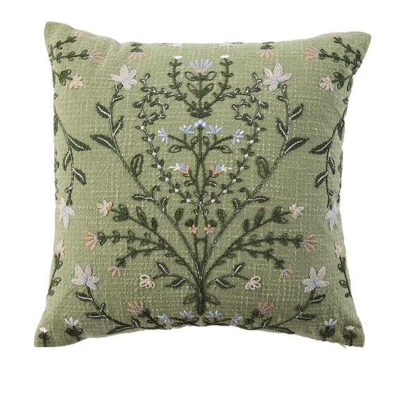 Better Homes & Gardens Florence 20x20 inch Dark Cilantro Pillow Cover