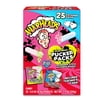 WARHEADS Sour Dippin' Pucker Packs 25pk Valentines Classroom Exchange Box 7.4oz