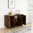 thumbnail image 2 of vidaXL Sideboard Smoked Oak 120x41x75 cm Engineered Wood, 2 of 5