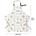 thumbnail image 5 of Lsque Green Blue Avocado Waterproof Apron Chef Aprons for Men Heavy Duty Chemical Work Apron Extra Long Grilling Aprons with Adjustable Bib Apron, 5 of 9