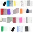 thumbnail image 6 of Mesh Craft Sewing Trim Stretch Mesh for Christmas Celebration, 40 Inch Tulle Gauze Strap Colorful Netting Applique, 6 of 9