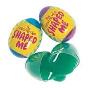 The Resurrection Shaped Me Filled Egg - Party Favors - 12 Pieces