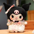 thumbnail image 1 of Sanrio-muñeco de peluche de Lolita Kuromi para niños, de encaje negro Kawaii muñeco de peluche, traje de mucama, serie de dibujos animados, bonito regalo de Navidad, 1 of 4
