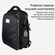 thumbnail image 5 of Qarigey Mochila de peluquería resistente y duradera negra para mochila de peluquería multiusos de viaje Mochilas, 5 of 6
