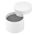thumbnail image 3 of Round Jewelry Box, Small Portable Three Dimensional Antislip Washer Rotating Jewelry Box Stable Base  For Office For Home White, 3 of 8