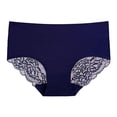 thumbnail image 3 of Aayomet Culotte Femme Bikini Dentelle Demi-Couverture (Bleu, G), 3 of 5