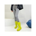 thumbnail image 4 of SIMANLAN Ladies Garden Shoes Slip Resistant Rubber Boot Wide-Calf Rain Boots Women's Breathable Mid Calf Bootie Womens Lightweight Waterproof Booties Green 5.5, 4 of 8