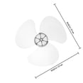 thumbnail image 2 of BESTYASH Mini Fan Blades Light Grey Plastic Replacement 2pcs Quiet Operation For Home Users, 2 of 8