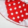 thumbnail image 5 of Girls Polka Dot Two Piece Swimsuit With Headband Off Shoulder Role Play Swimwear 2-8T, 5 of 7