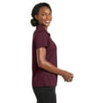 thumbnail image 3 of CornerStone Ladies Micropique Gripper Polo-L (Maroon), 3 of 6
