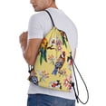 thumbnail image 3 of Bingfone Beautiful Bright Birds And Flowers Drawstrings Backpacks Bags For Men Women Gym Drawstrings Bag, 3 of 9