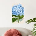 thumbnail image 3 of CafePress - Blue Hydrangea Flowers - 20x12 Wall Decal, 3 of 3