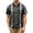 Black, variant on Men’s Vintage USA Flag Print Short Sleeve Button Down Shirt, Regular Fit Patriotic Casual Summer Beach Pocket Shirt White XXL