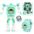 thumbnail image 1 of Reloj deformado robot para niños juguetes reloj electrónico digital para niños niñas regalo de Navidad, 1 of 8