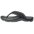 thumbnail image 2 of Signatue Unisex Flip Flops: 8508 Black Grey, EU41 (Women Size 10.5-11 & Men Size 9-9.5), 2 of 7