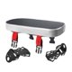 thumbnail image 5 of Cojín para asiento trasero de bicicleta perfecl con 1 par de pedales a prueba de golpes suave Negro Plata, 5 of 8