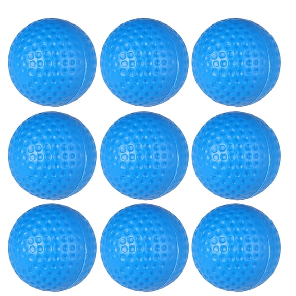KAKOWELY 20pcs Training Ball Plastic Hollow Simple Round Sports Practice Ball for Man Woman (Blue),1.57"X1.57"X1.57"