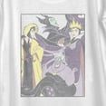 thumbnail image 2 of Women's Disney Distressed Villains Poster Scoop Neck White Large, 2 of 4