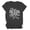 Dark Gray, variant on Womens Tshirts Please Don'T Be Rude Letter Print Round Neck Short Sleeve Top Tees for Women Black S