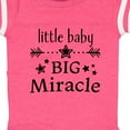 thumbnail image 4 of Inktastic Little Baby, Big Miracle Boys or Girls Baby Bodysuit, 4 of 5