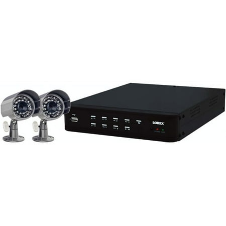 Lorex L104161FC2B 4-Channel 160 GB DVR with 2 Cameras