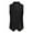 Black, variant on Men's Vests Waistcoat Button Chain V-Neck Formal Business Slim Fit Suit Vest Wine XL