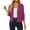 Purple #036, variant on Mohiass Women's 3/4 Sleeve Cropped Cardigan Sweater Open Front Short Shrugs Cardigans Lightweight Sweaters Camel S