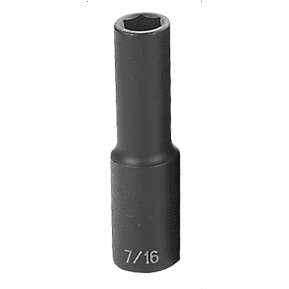 Grey Pneumatic 1/2" Drive x 7/16" Deep Socket