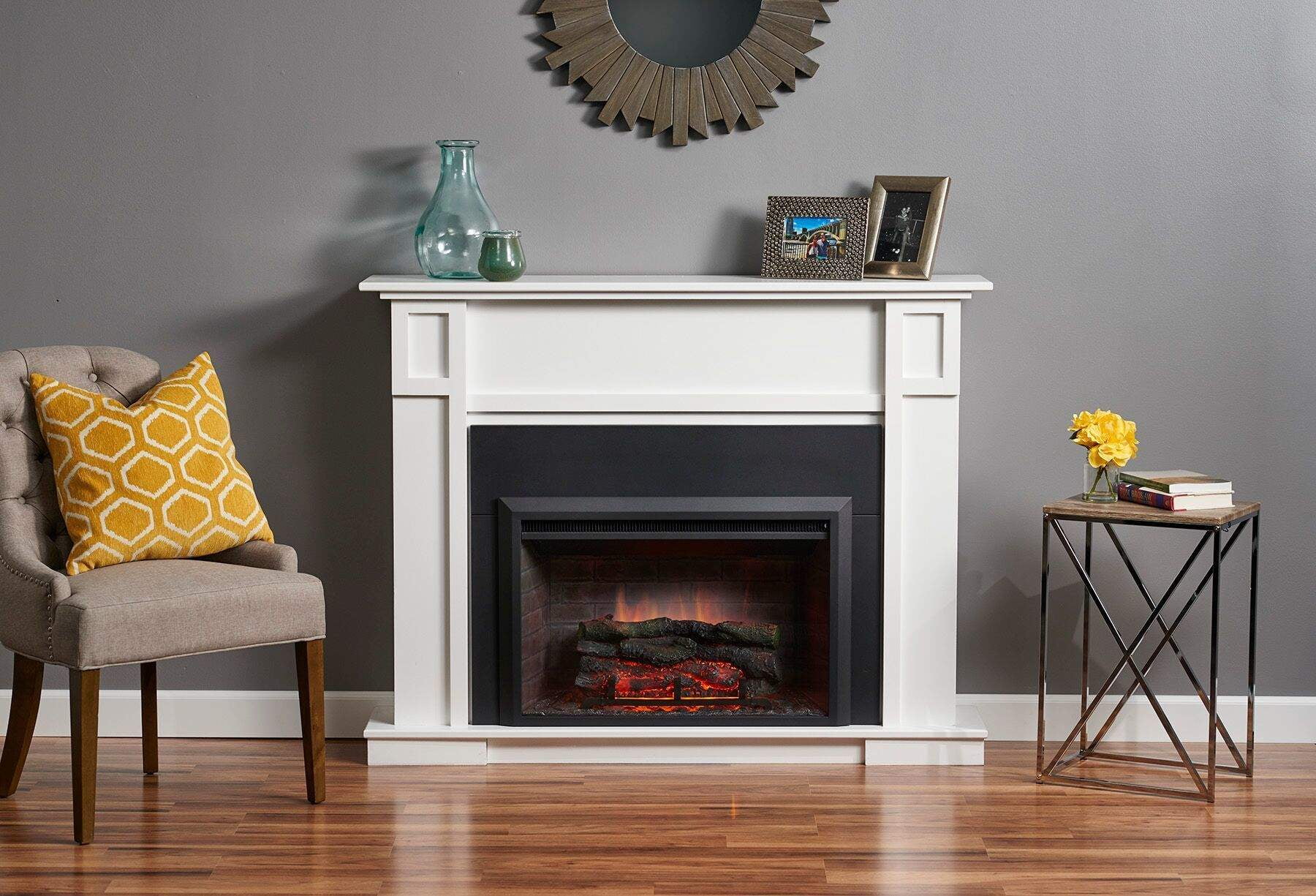 Greatco Electric Zero Clearance Fireplace Insert 32 Com