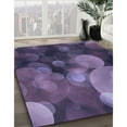 thumbnail image 2 of Ahgly Company Indoor Round Patterned Medium Purple Area Rugs, 3' Round, 2 of 6