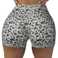 thumbnail image 2 of Haiem Wild Animal Leopard Print No Front Seam Biker Shorts for Women Yoga Workout Gym Bike Shorts with Tummy Control Moisture-Wicking-XX-Large, 2 of 9