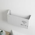 thumbnail image 5 of fankhu Wall Mount Wireless Wifi Router Shelf Storage Box for Living Room (Grey), 5 of 7