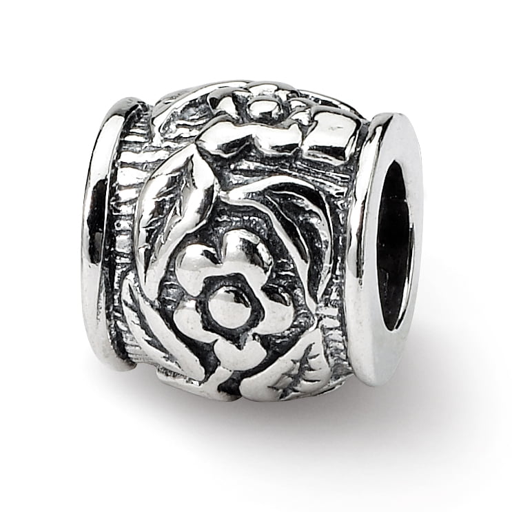 Sterling Silver Reflections Floral Bead