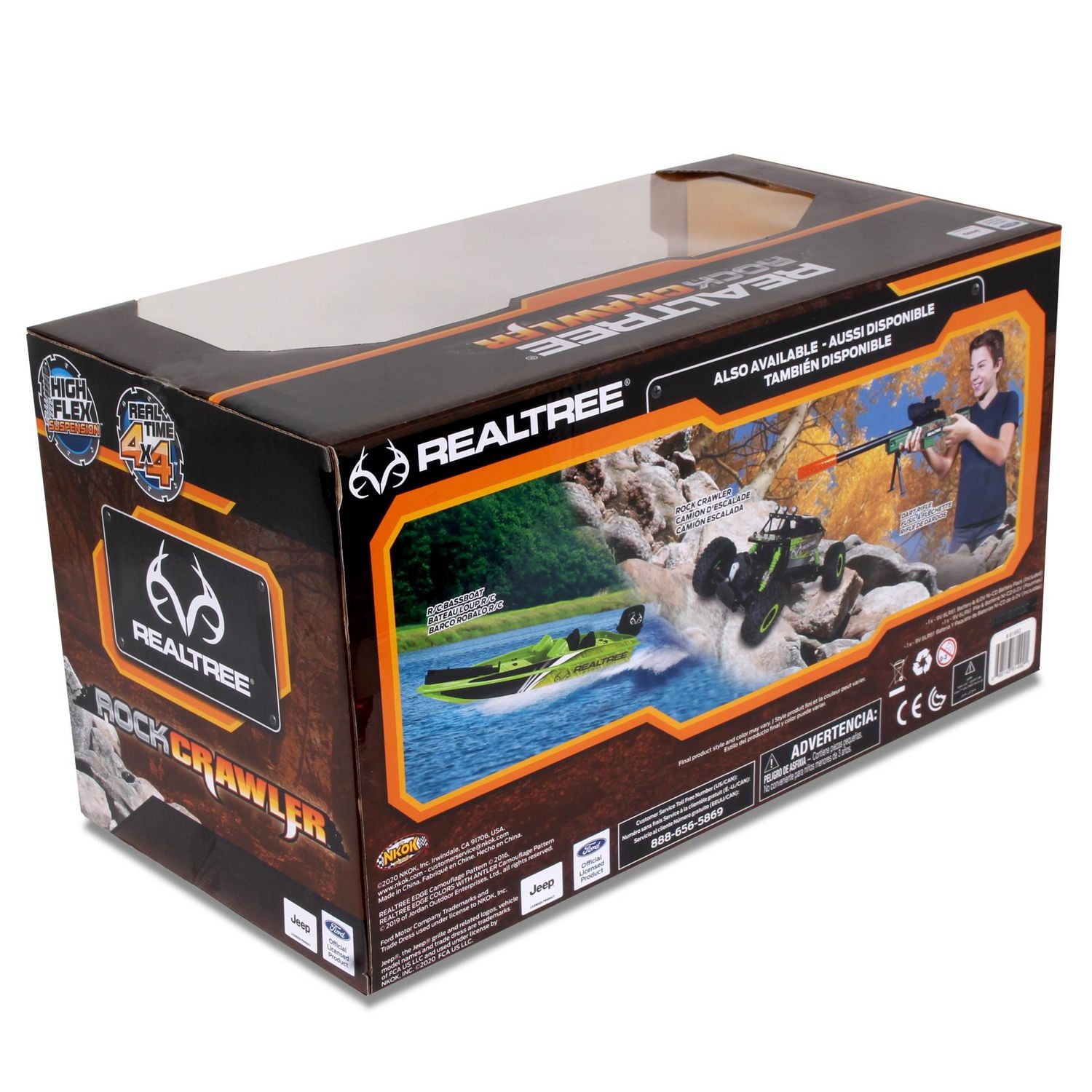 NKOK Realtree Jeep Wrangler Unlimited Jouet RC à l'échelle 1/14