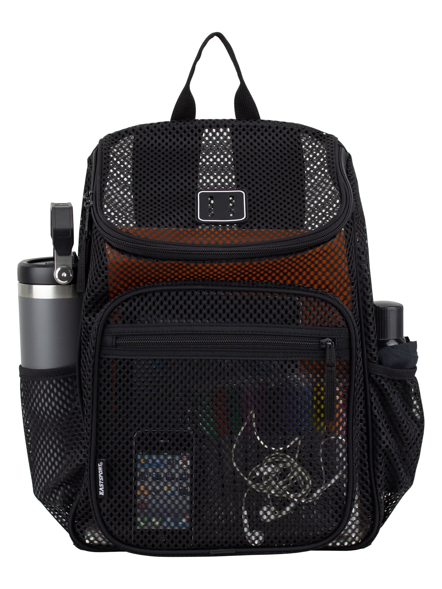 Eastsport Myth Pro Top Loader Mesh Backpack, Black/Black