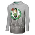 thumbnail image 2 of Men's Stadium Essentials Heather Gray Boston Celtics Atrium Raglan Long Sleeve Hoodie T-Shirt, 2 of 3