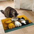 thumbnail image 5 of Door Mat Outdoor Indoor,Feeding Mats, Cute Cat Front Door mat,Non Slip Durable Feeding Rugs for Front Door, Waterproof,Porch,Resist Dirt, 15.7*23.6", Easy to Clean, 5 of 6